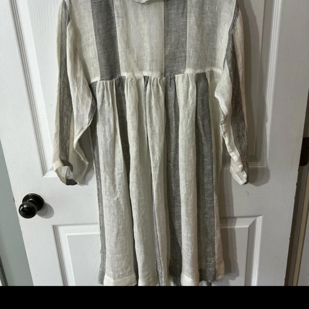 Paper Lace Linen Top/Duster/Dress/Cardigan Sz Small - Picture 7 of 15
